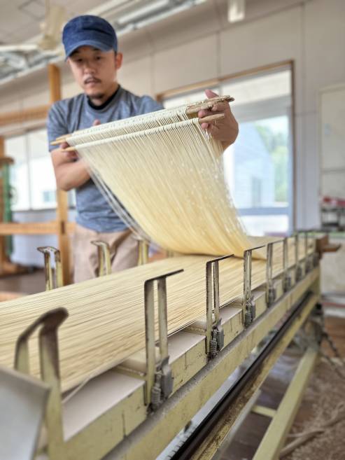 小豆島手延べそうめん館　－工場見学－